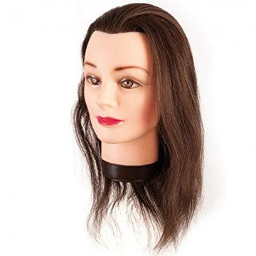 MANIQUI HEAD NATURAL HAIR...
