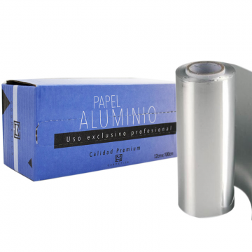 Mh cosmetics papel aluminio plata extra-resistente peluquería