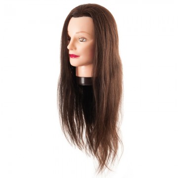 Cabeza maniqui cabello natural super larga 55-60 eurostil