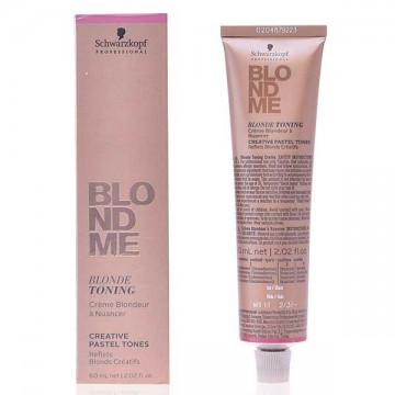 Schwarzkopf blondme crema matizadora t-ice-irisè para rubios