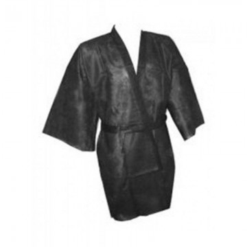 Kimono desechable negro 5u