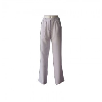 Pantalon blanco con boton (algodon y poliester) jorpal