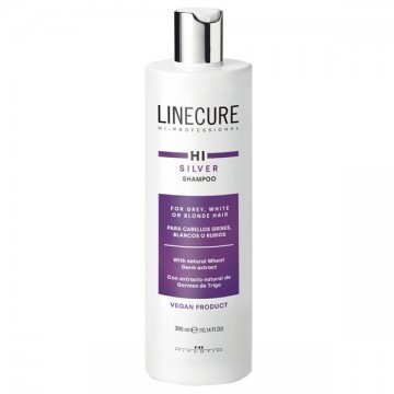 Linecure champu silver para cabellos grises, blancos o rubios