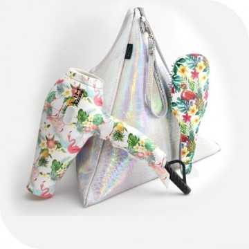 Travel pack secador viaje + bolso-neceser +cepillo lim hair