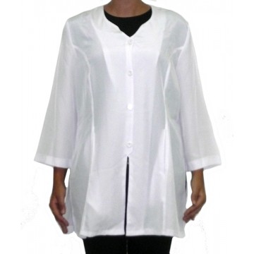 Camisa lisa blanca o negra talla g 