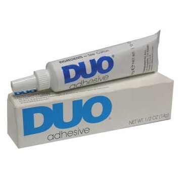 Adhesivo de pestaÑas blanco/transparente duo 