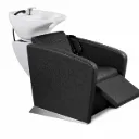 Lavacabezas Bali Electrico Negro Textura Acero MH Cosmetics