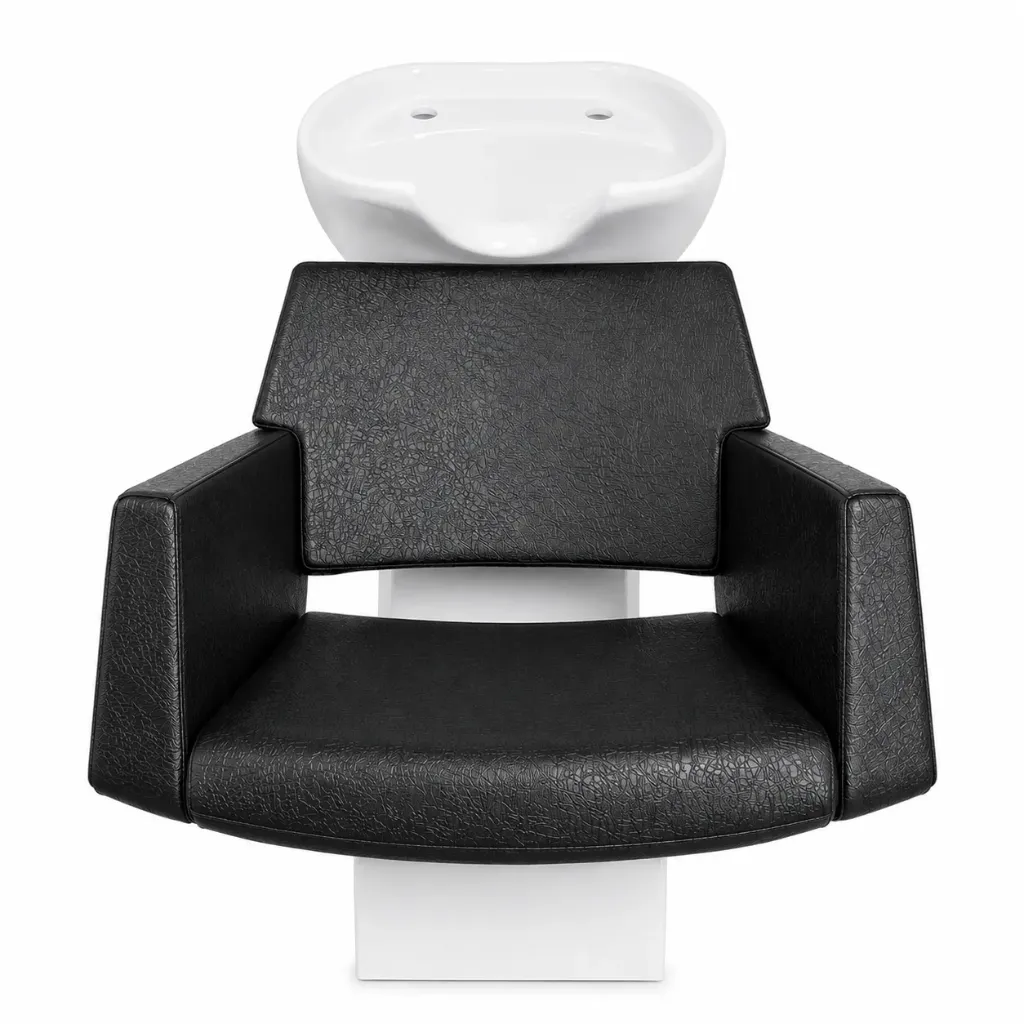 [2701] Lavacabezas Riga MH Cosmetics (Negro Acero Textura)