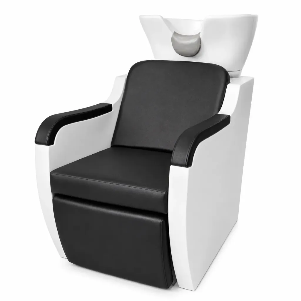 [36200] Lavacabezas Sofia Negro Con Reposapies MH Cosmetics