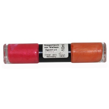 [8435303624585] MH Cosmetics Esmalte Dúo (01 NARANJA-ROSA )