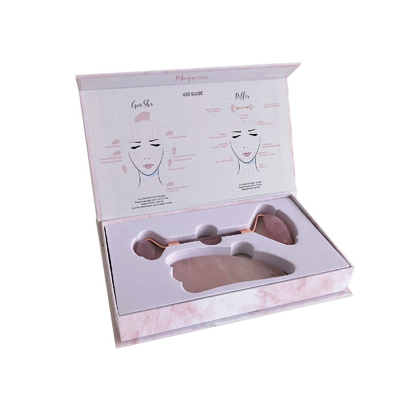 [8435138446819] Mima Rose Set De Rejuvenecimineto Facial - Rodillo De Cuarzo Y Gua Sha