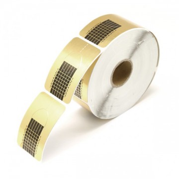 [8435138404260] Moldes Uñas Gel Forma Cuadrada Rollo 500U