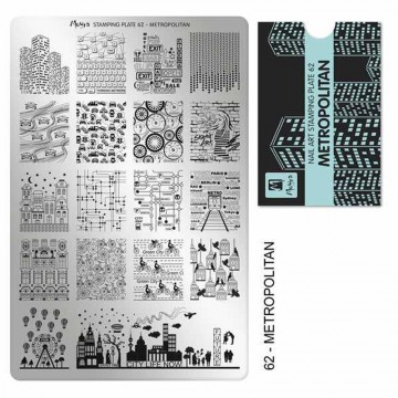 [5999557189588] Moyra Placa Para Stamping Metropolitan 62