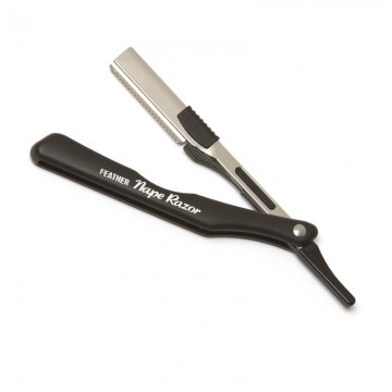 [4902470611402] Navaja Feather Nape Razor Mini Hoja Cambiable 