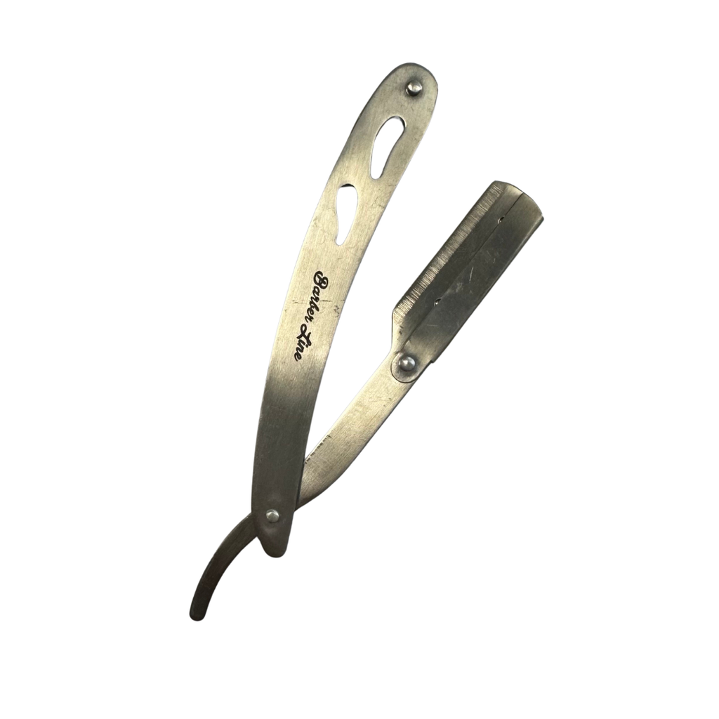 Navaja afeitar metálica hoja cambiable Barber Line