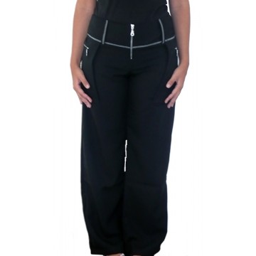 Pantalón Negro Sra Con Ribete Jorpal (TALLA 36)