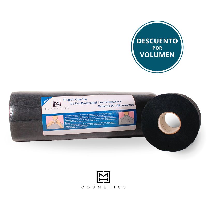 [8435303651352] Papel De Cuello Negro MH Cosmetics