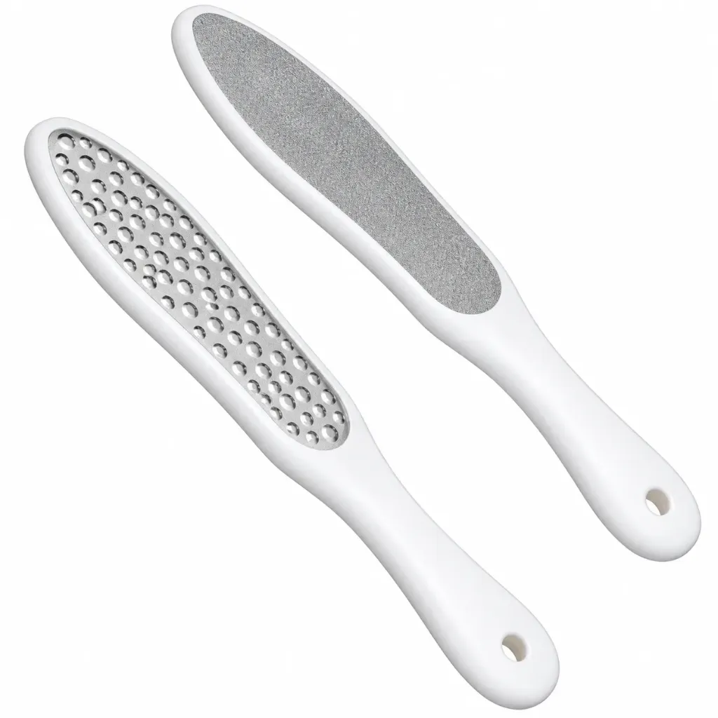 Raspacallos Metálico Pedicura Con Mango De Goma Soft