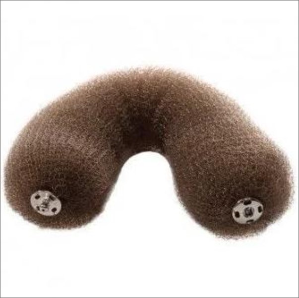 [8423029028718] Relleno Moño Castaño Claro Con Corchete