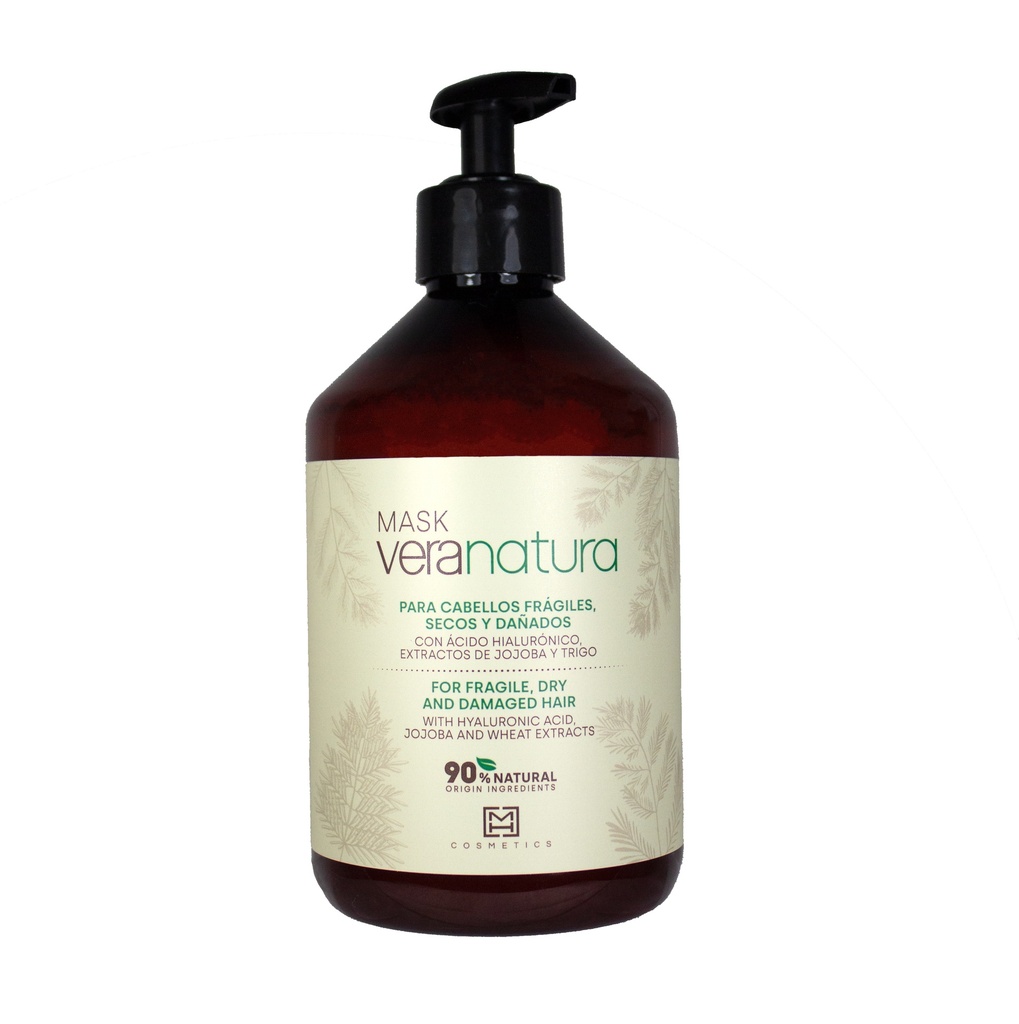 [8435303612858] Veranatura Mask Vegana 90% Natural Para Cabellos Frágiles Secos Y Dañados