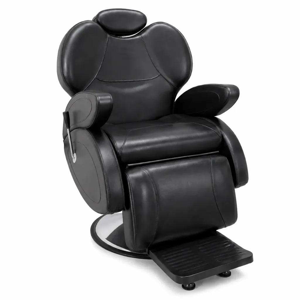 Sillon Barbero Hercules Negro MH Cosmetics