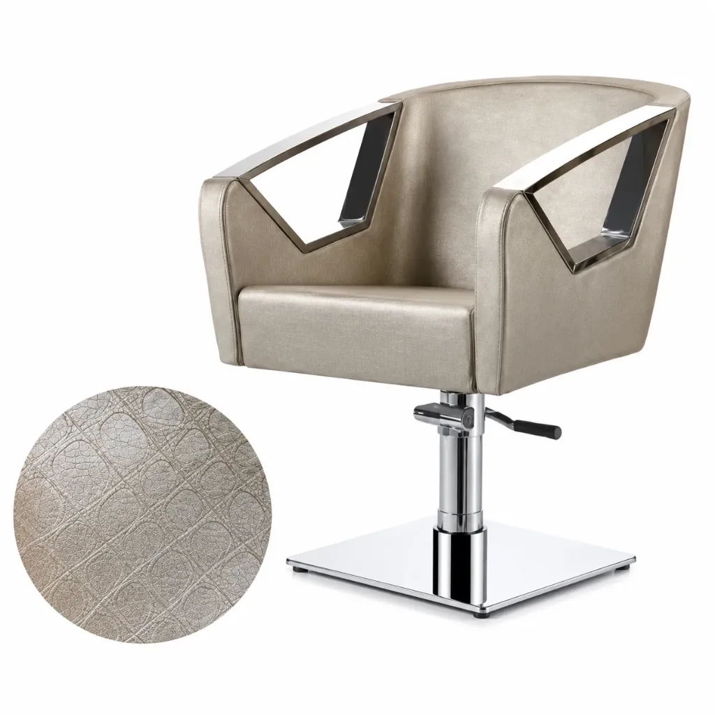 [623031] Sillon Helsinki Gris Plata Textura Agua MH Cosmetics