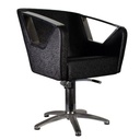 Sillon Helsinki Negro Textura Acero MH Cosmetics