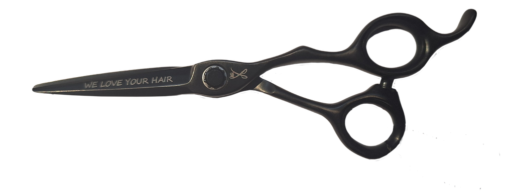 [8435303672661] Tijera Corte Acero Japonés Black Titanium SUS440C (5.5")
