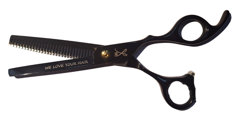 [8435303672360] Tijera Corte entresacar Black Titanium 6"