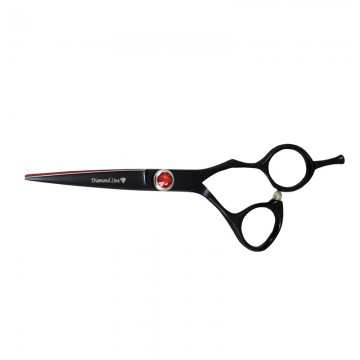 [8435303650126] Tijera Diamond Black 5.5'' Acero Japonés MH Cosmetics