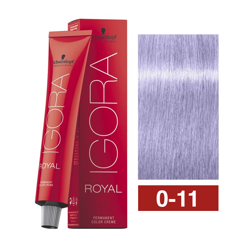 [4012900313339] Schwarzkopf Igora Royal Tinte Permanente Pelo (0-11 TONO MEZCLA ARGENTA)