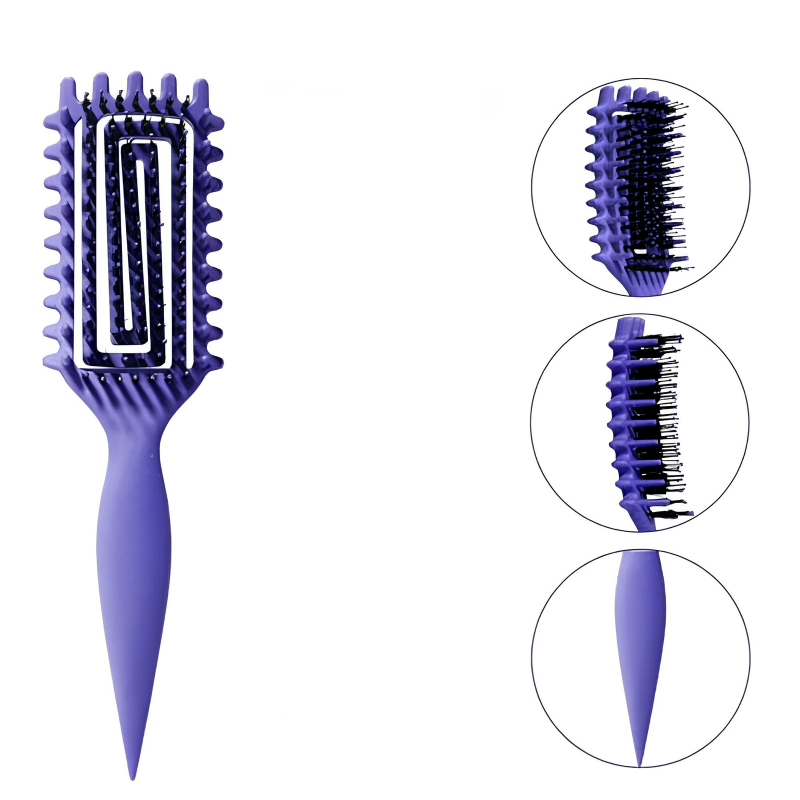Cepillo definidor de rizos método curly