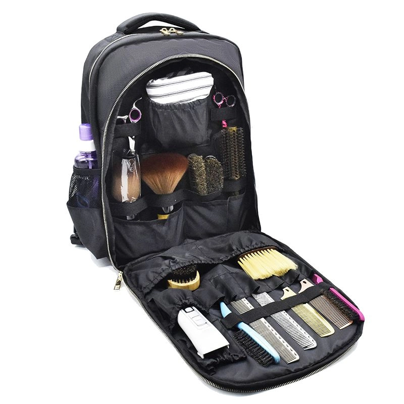 [8435303652625] Mochila barbero para utensilios negra MH Cosmetics