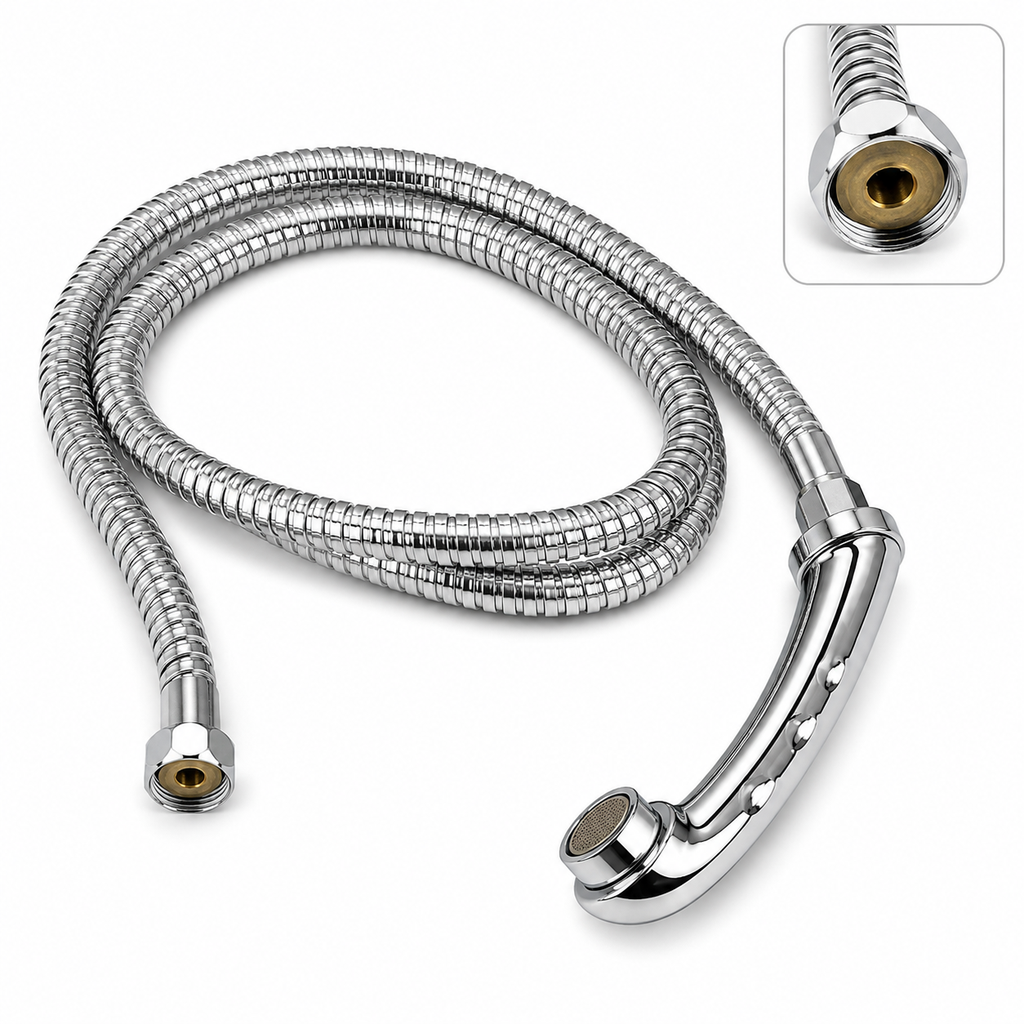 [8435303672715] Ducha + Manguera metalica H