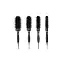 Corioliss The Brush Titanium Black Green Kit 4 cepillos