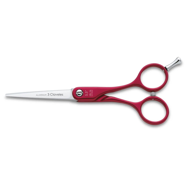 [8410990126079] 3 Claveles Tijera Duraluminio Roja (5.5")