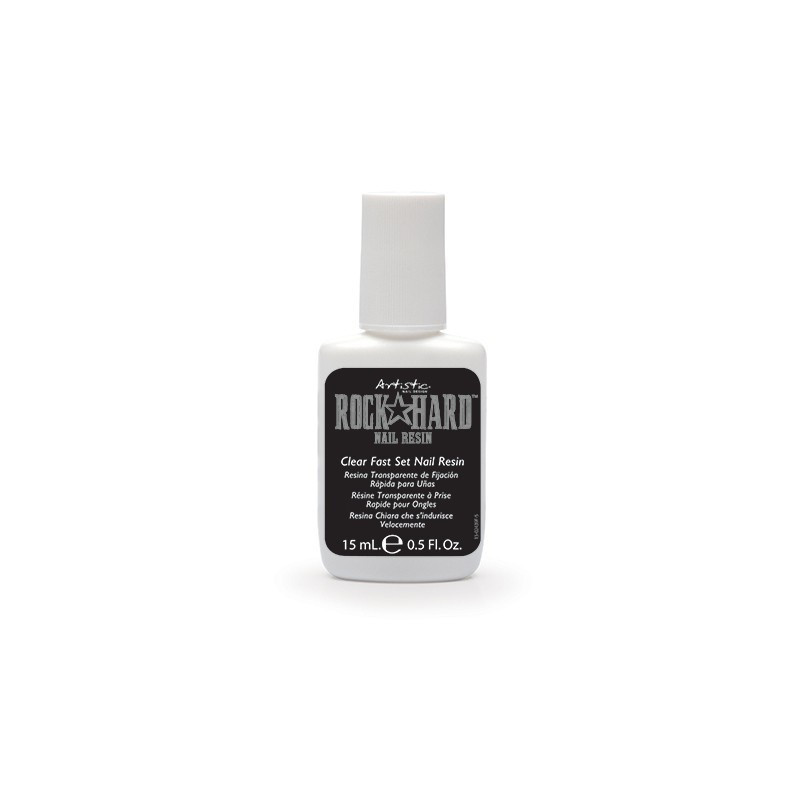 [218803024394] Artistic Rock Hard resina transparente de fijación rápida de uñas 15ml