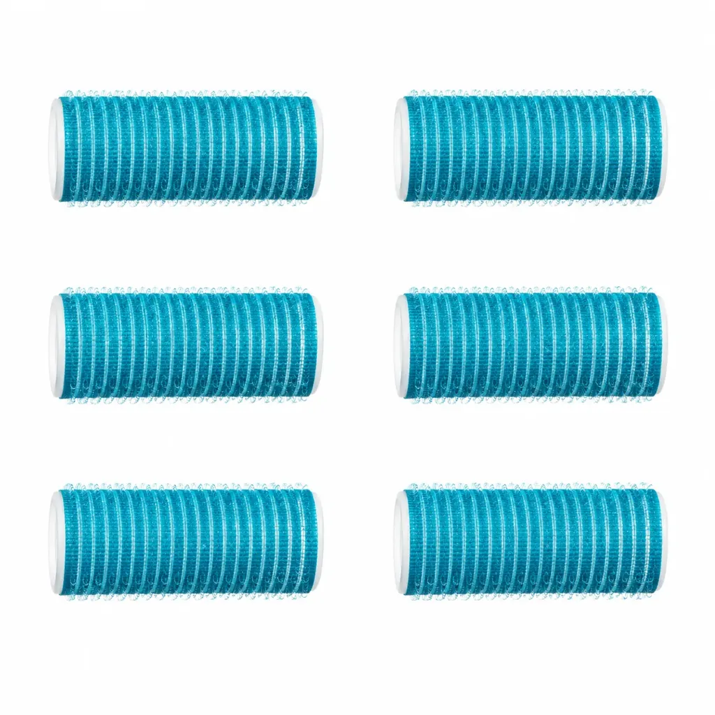 [8423029001216] Bolsa 6 Rulos Super Adherentes Azul Claro 28Mm