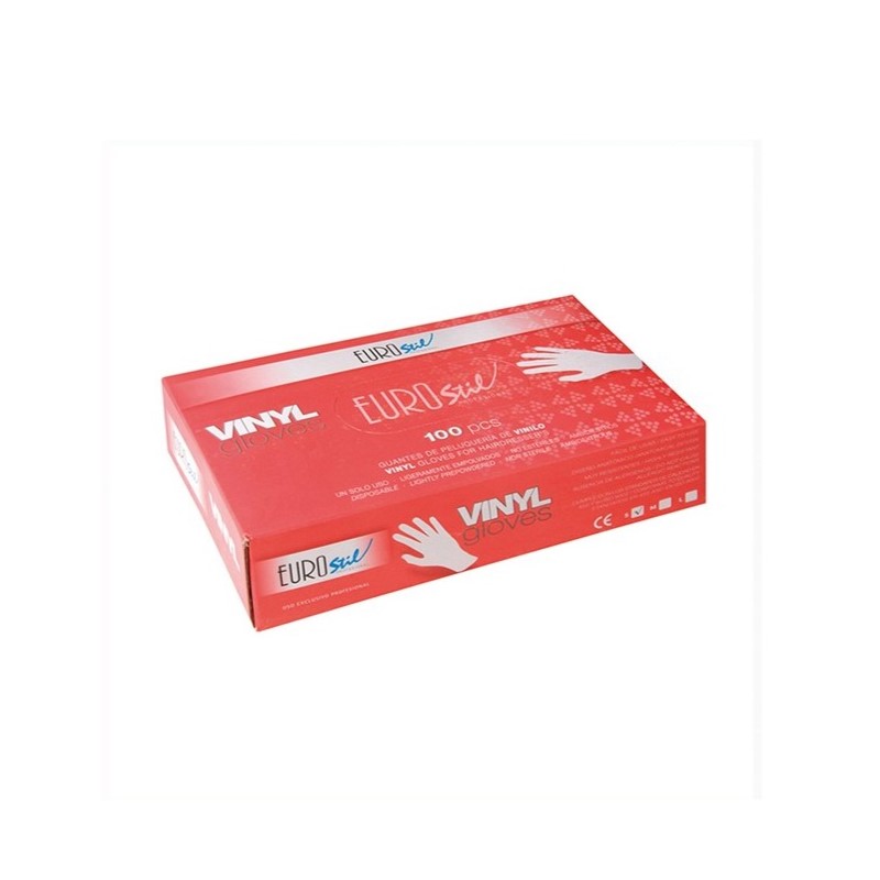 Caja Guantes Vinilo Sin Polvo 100U (S)