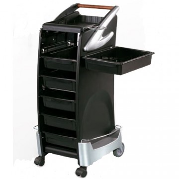 [4209] Carrito Peluqueria Negro Plus MH Cosmetics