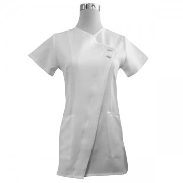 [8435303670513] Casaca Blanca Botón Lateral Jorpal (TALLA 36)