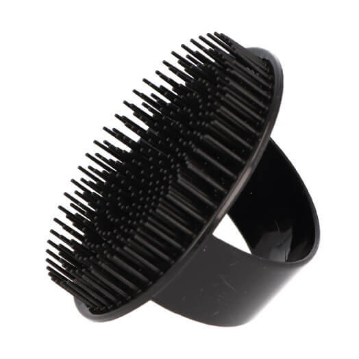 [8423029095000] Cepillo Para Champu Masajeador Negro Eurostil