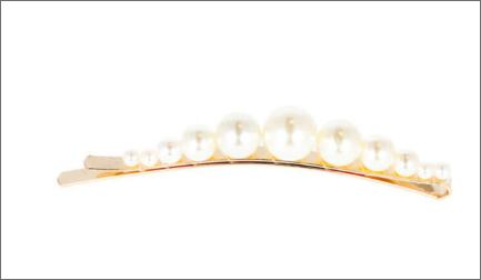 [8423029072148] Clip Dorado Largo Con Perlas Surtidas 2 U.