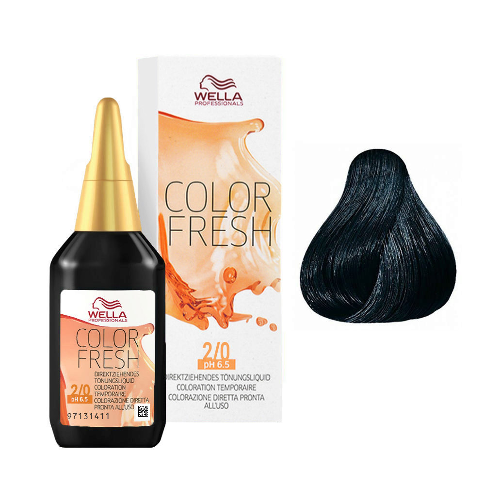 [8005610584386] Color Fresh Coloración Semipermanente Wella (2/0 NEGRO INTENSO)