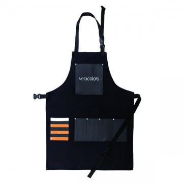 [8635268301242] Delantal Peluquería Veracolors (NEGRO)