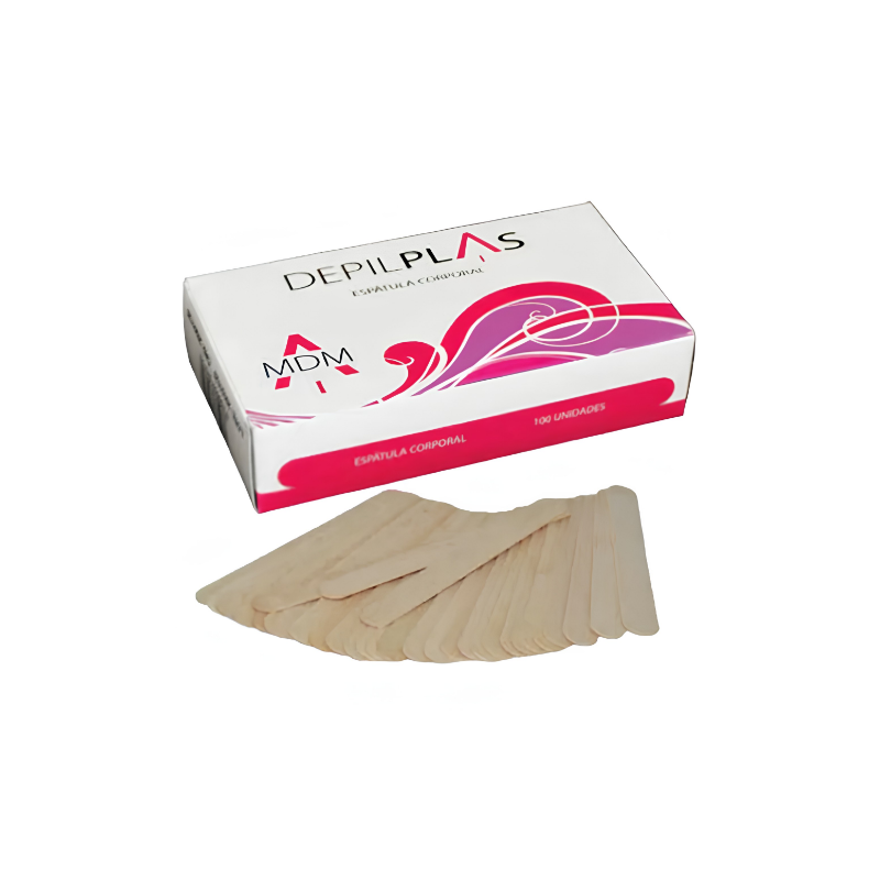 [84360237640790] Espatula Cera Corporal 100U Depilplas