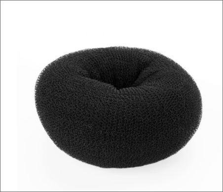 [8423029040635] Eurostil Relleno Moño Circular 6,5 Cm (NEGRO)
