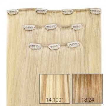 Extension Clip Cabello Natural Twenty 75 Extension Clip 3 Piezas Sangra (1 negro)