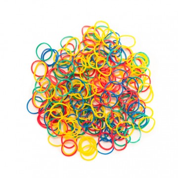 Gomas Elasticas Colores 100U 03397 Eurostil
