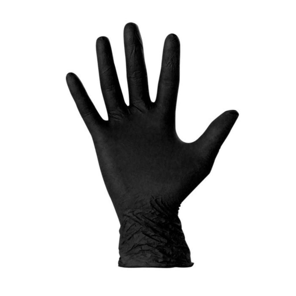 [8435303651666] Guantes De Latex Negros 50U MH Cosmetics